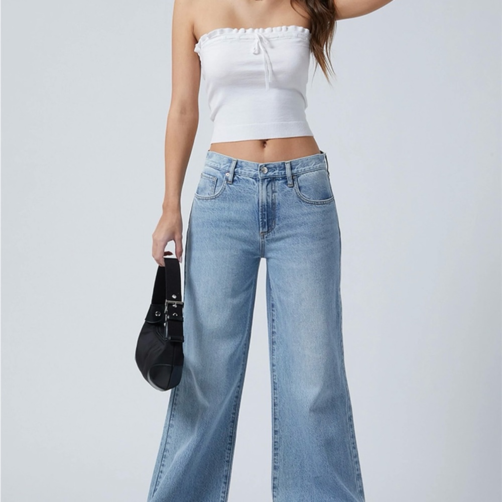 PacSun Blue Flare Wide Leg Jeans, New without tags